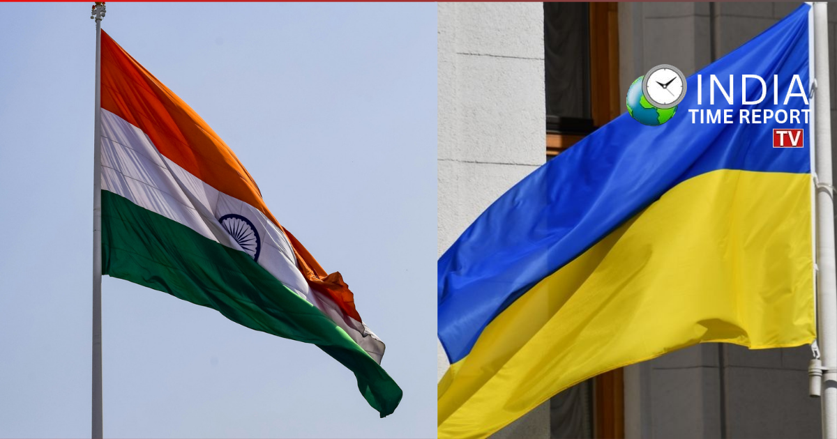 India and Ukraine flags | Representative Image