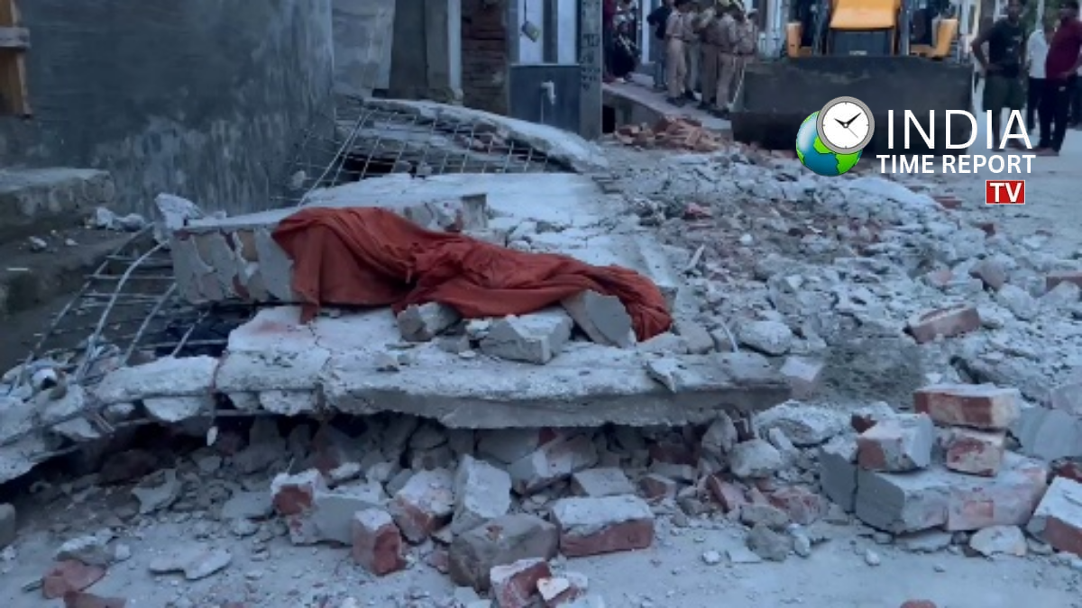 Representative image of building collapse accident in Baghpat Uttar Pradesh