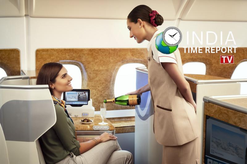 Official image of Emirates Skywards and Moët Hennessy exclusive luxury experience announcement.