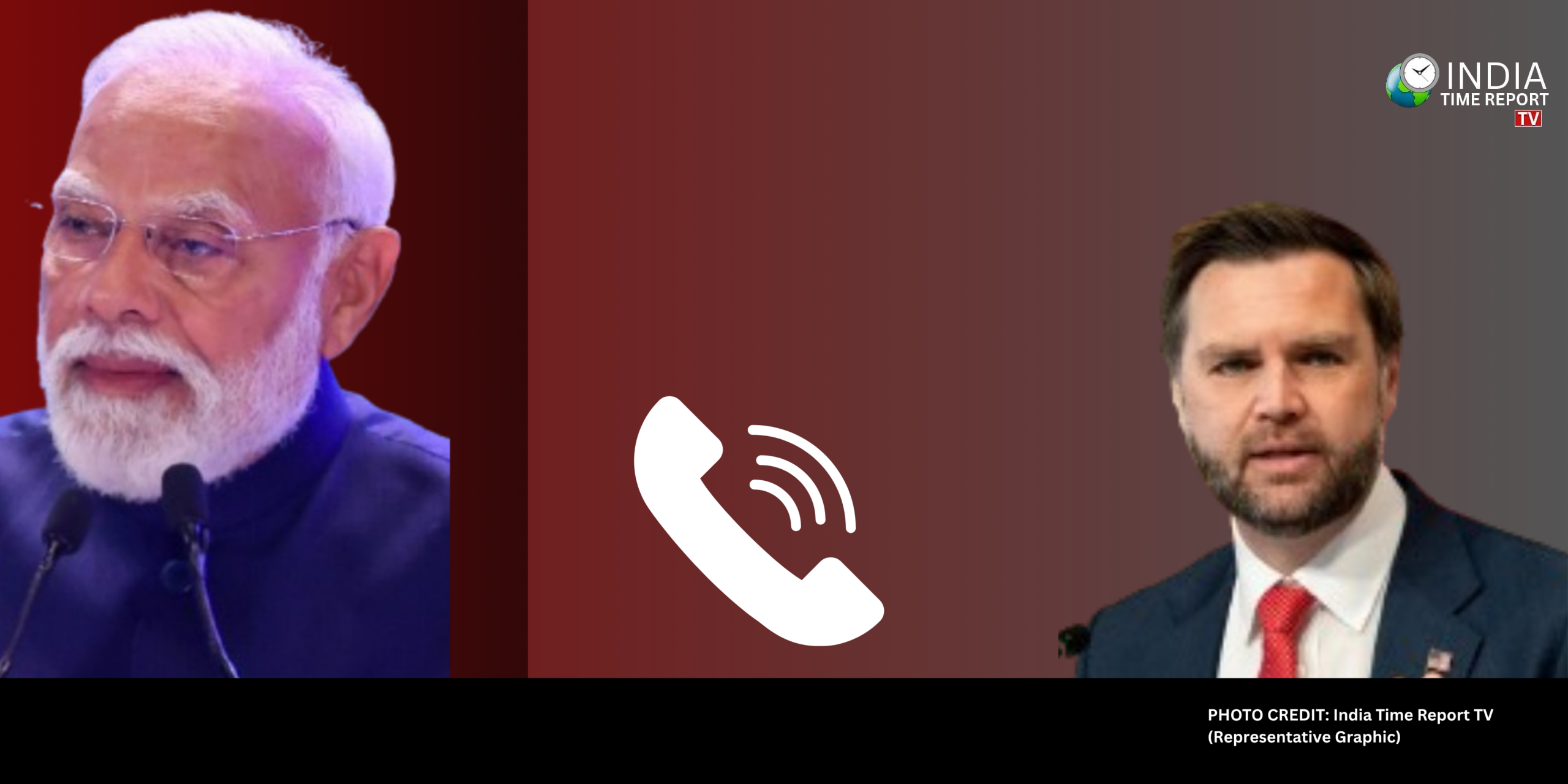 Prime Minister Narendra Modi and US Vice President JD Vance during a telephone conversation