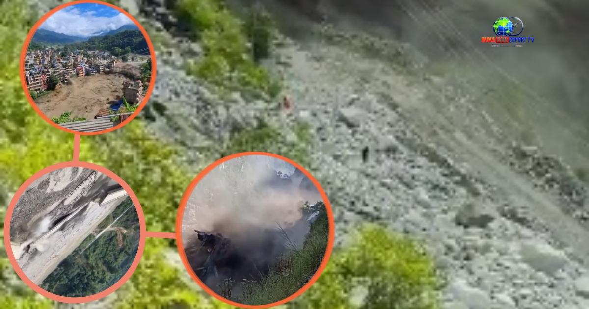 नेपाल के रसुवा में भोटेकोशी नदी की भीषण बाढ़ और उससे प्रभावित क्षेत्र