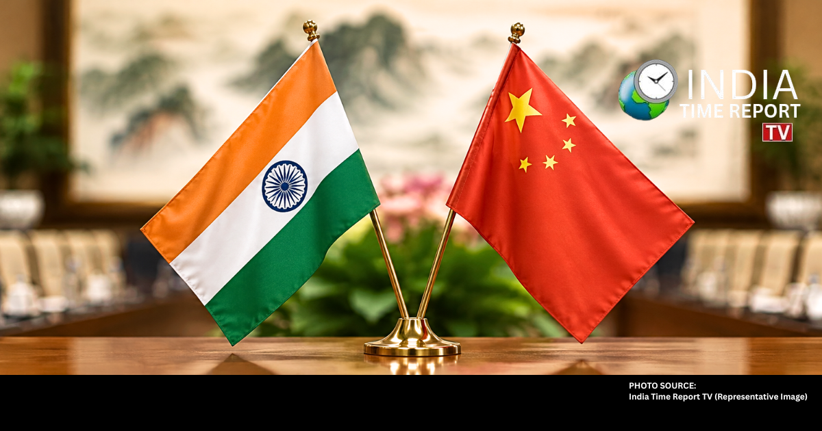 Representative image showing the flags of India and China for a news report on the 36th WMCC border affairs meeting