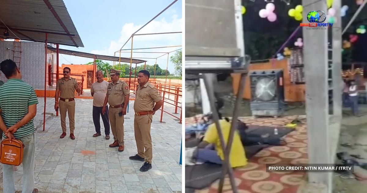 बाबा जाहरवीर गोगाजी मेले की तैयारियों का जायजा लेते पुलिस अधिकारी