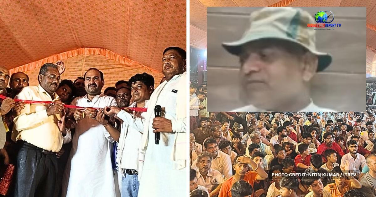 बाबा जाहरवीर मेले के सांस्कृतिक कार्यक्रम का दृश्य